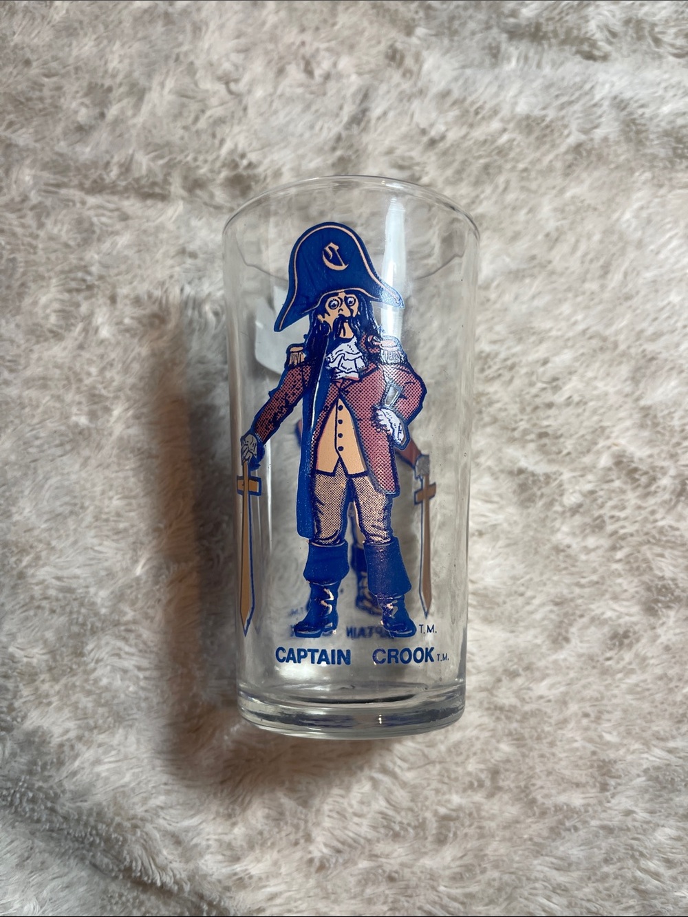 Vintage Captain crook Glass